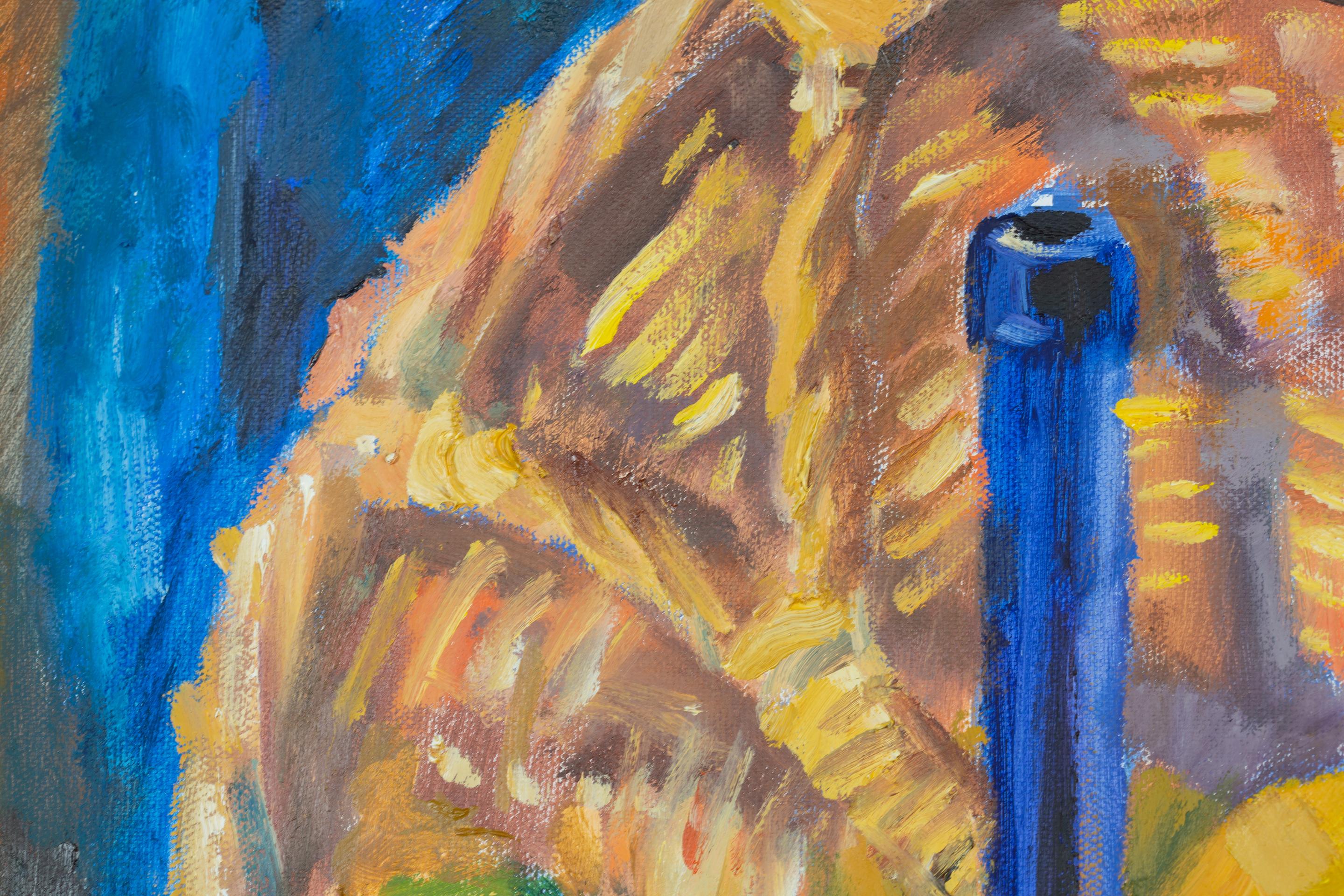 Still Life with a Blue Bottle For Sale 6