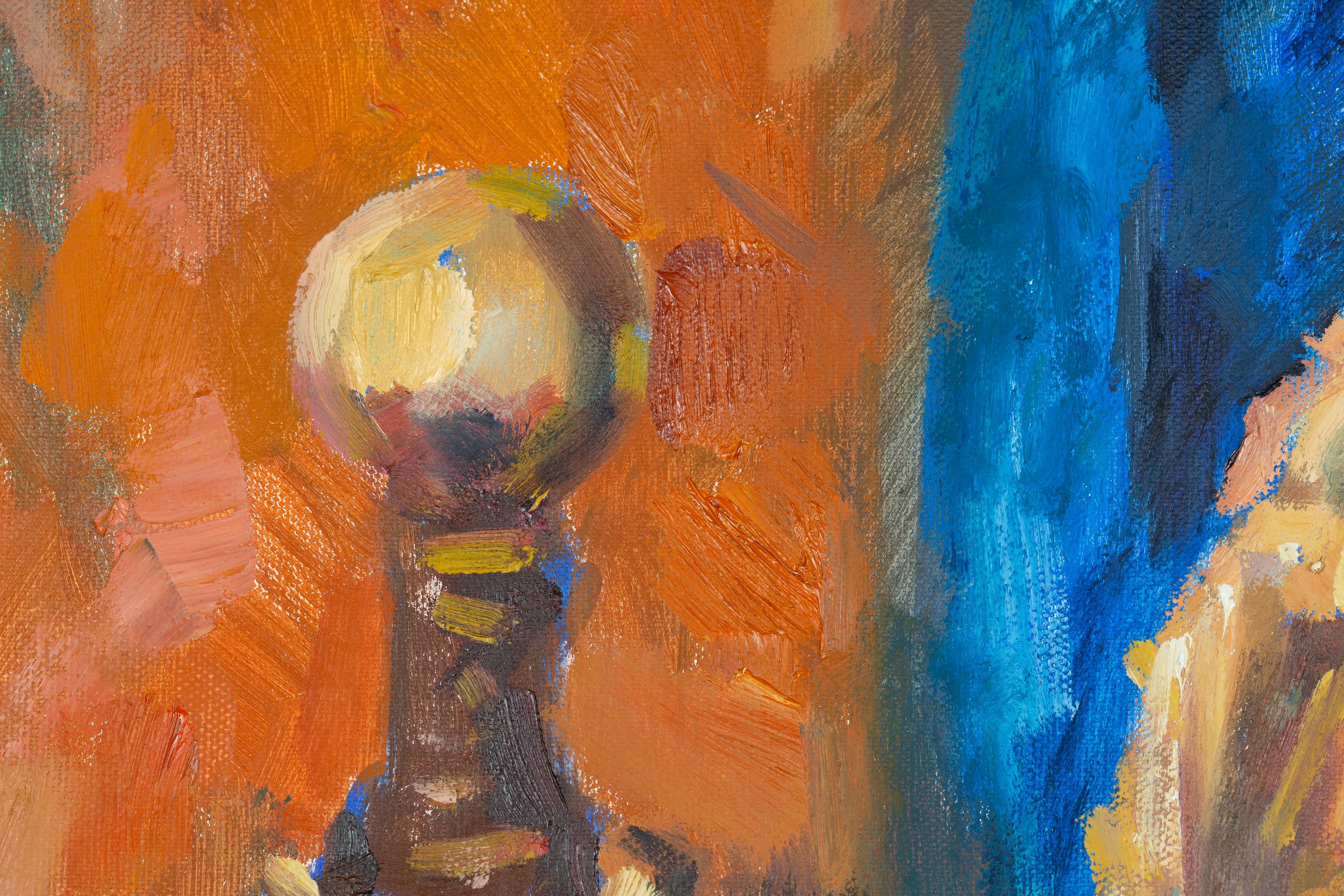 Still Life with a Blue Bottle For Sale 7