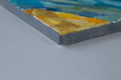 Natura morta con bottiglia blu