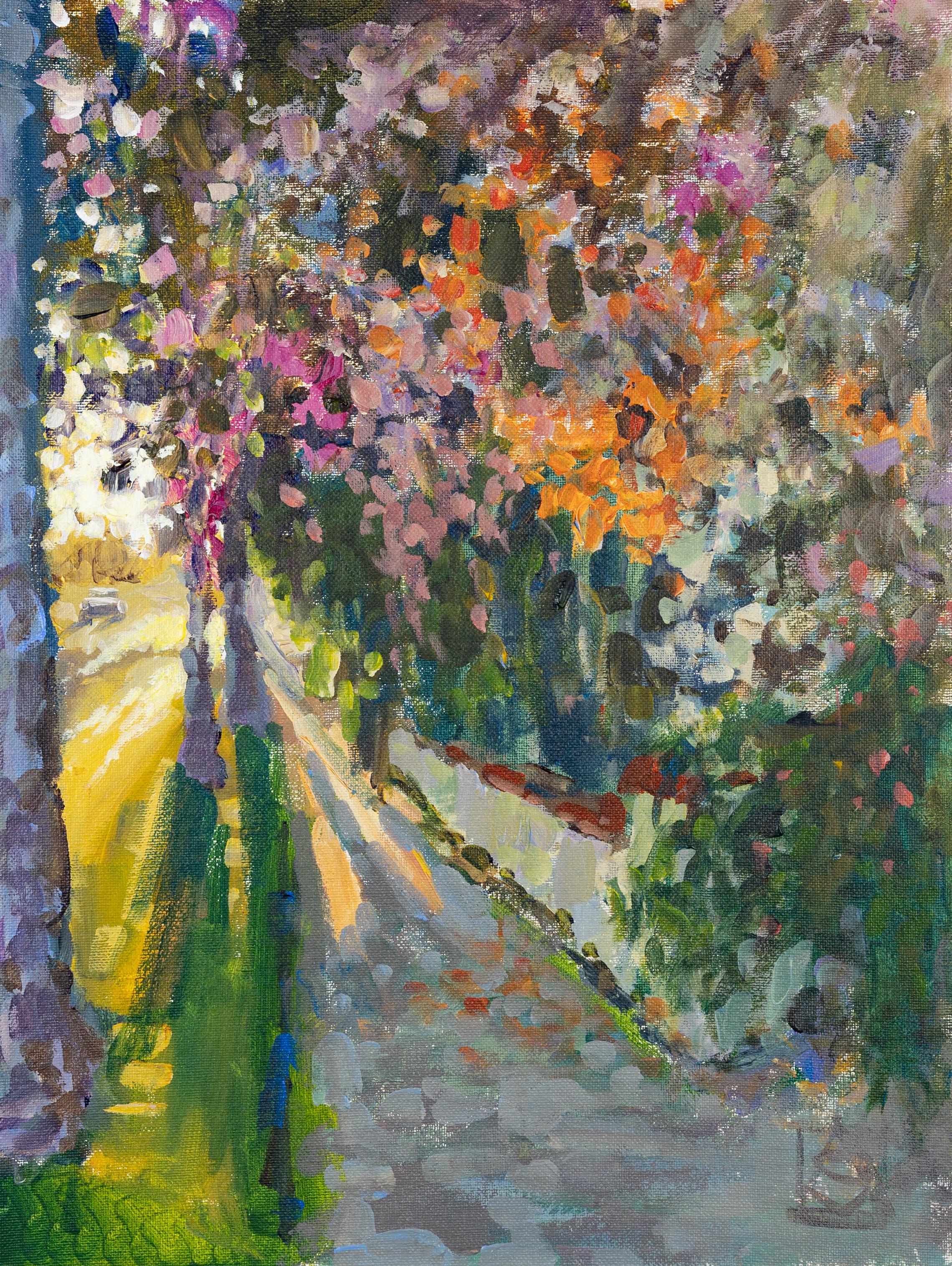 Anna Shesterikova Landscape Painting - Sunset in LA
