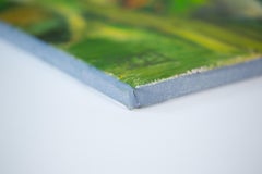 The Joy of a Spring Morning. Horizontal oil painting, floral, impressionism