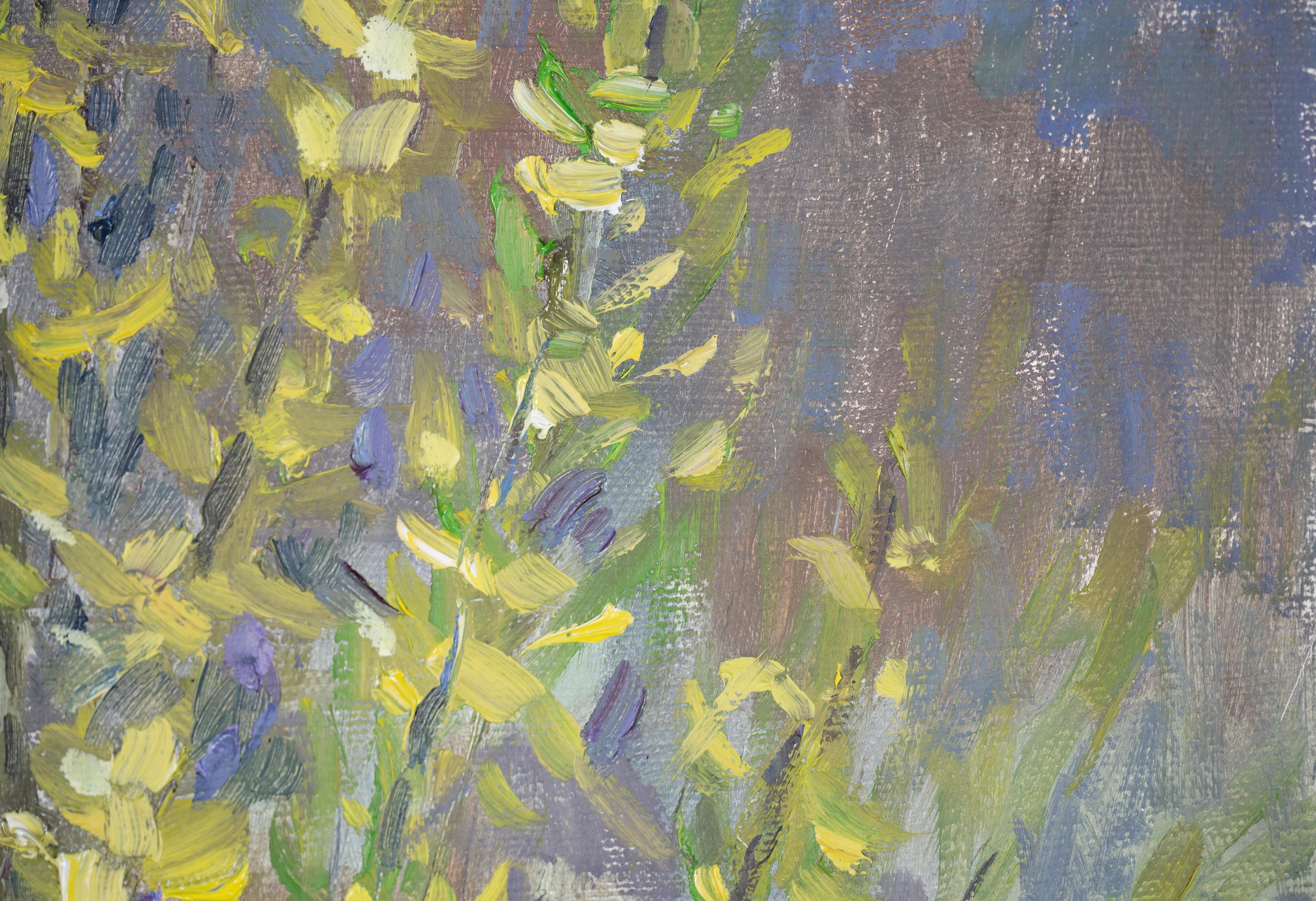 The Tenderness of the First Leaves. Nature, lake, tree, spring, mountains For Sale 10