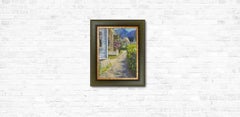 To The Fjord. Norway. Impressionism, Norway, landscape Painting, flowers, summer