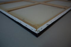 Violinista. Quadrato, ritratto, figurativo, appunti, semi-astratto