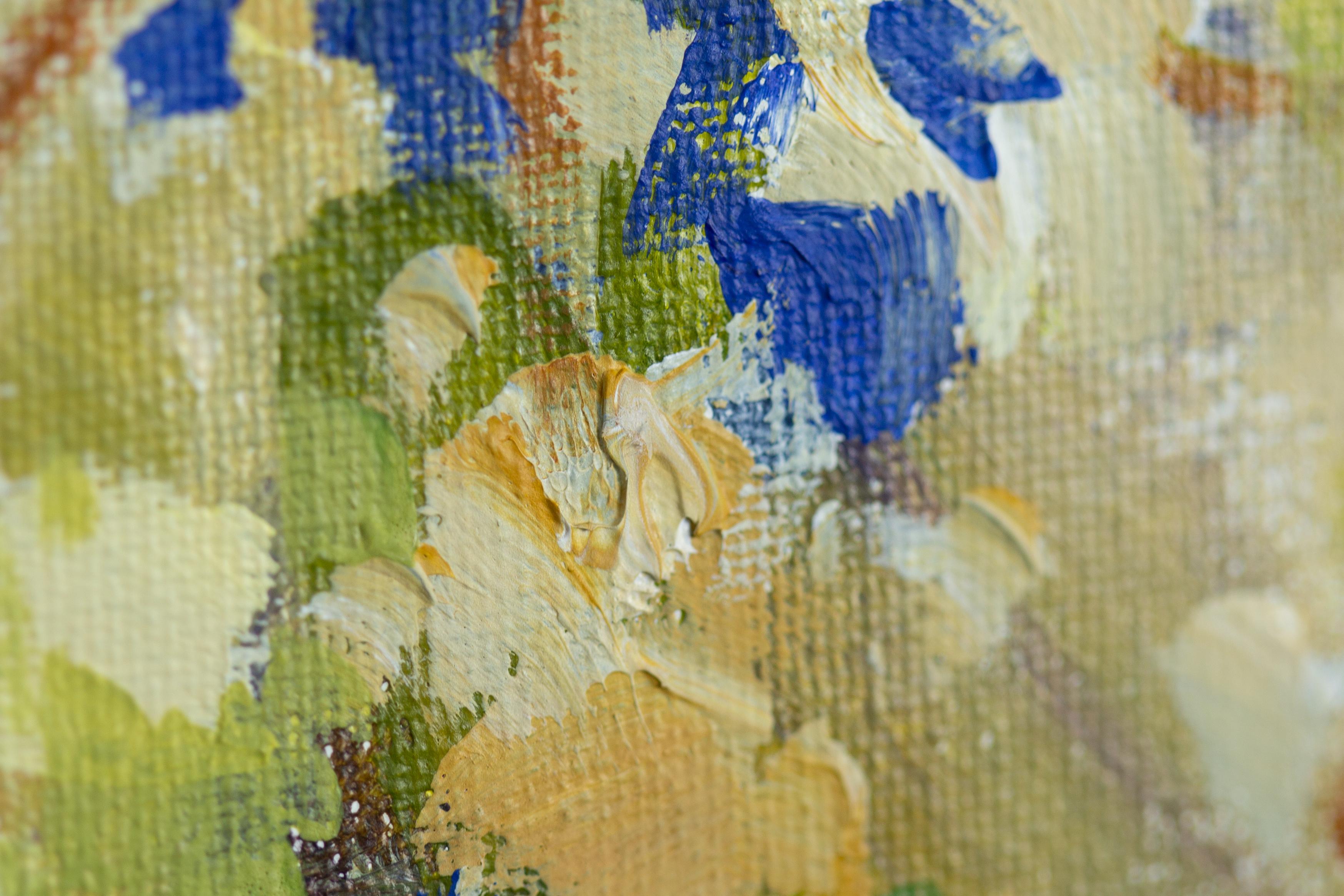 White Flowers Under The Window (California). Horizontal, floral, landscape. en vente 8