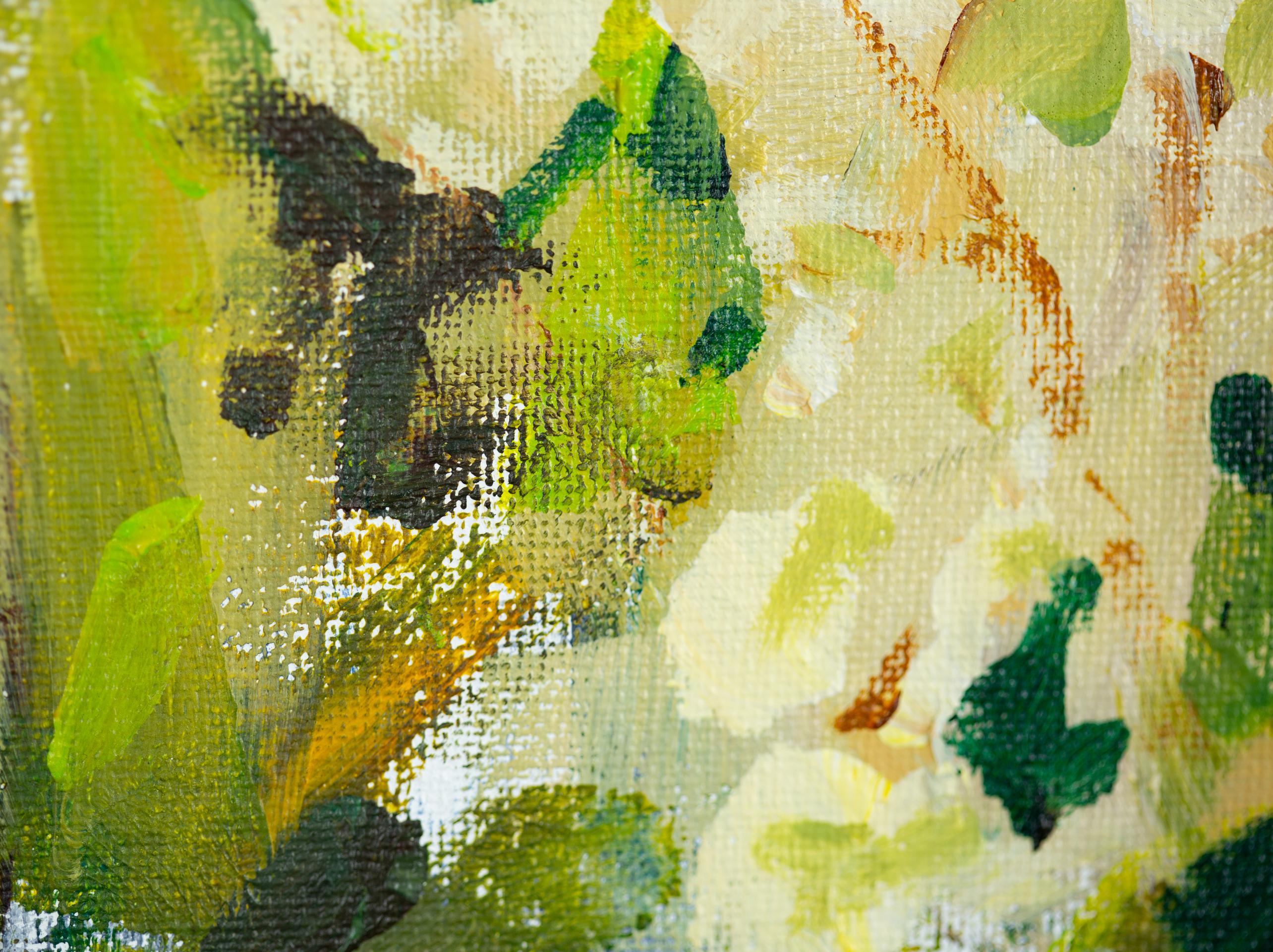 White Flowers Under The Window (California). Horizontal, floral, landscape. en vente 9