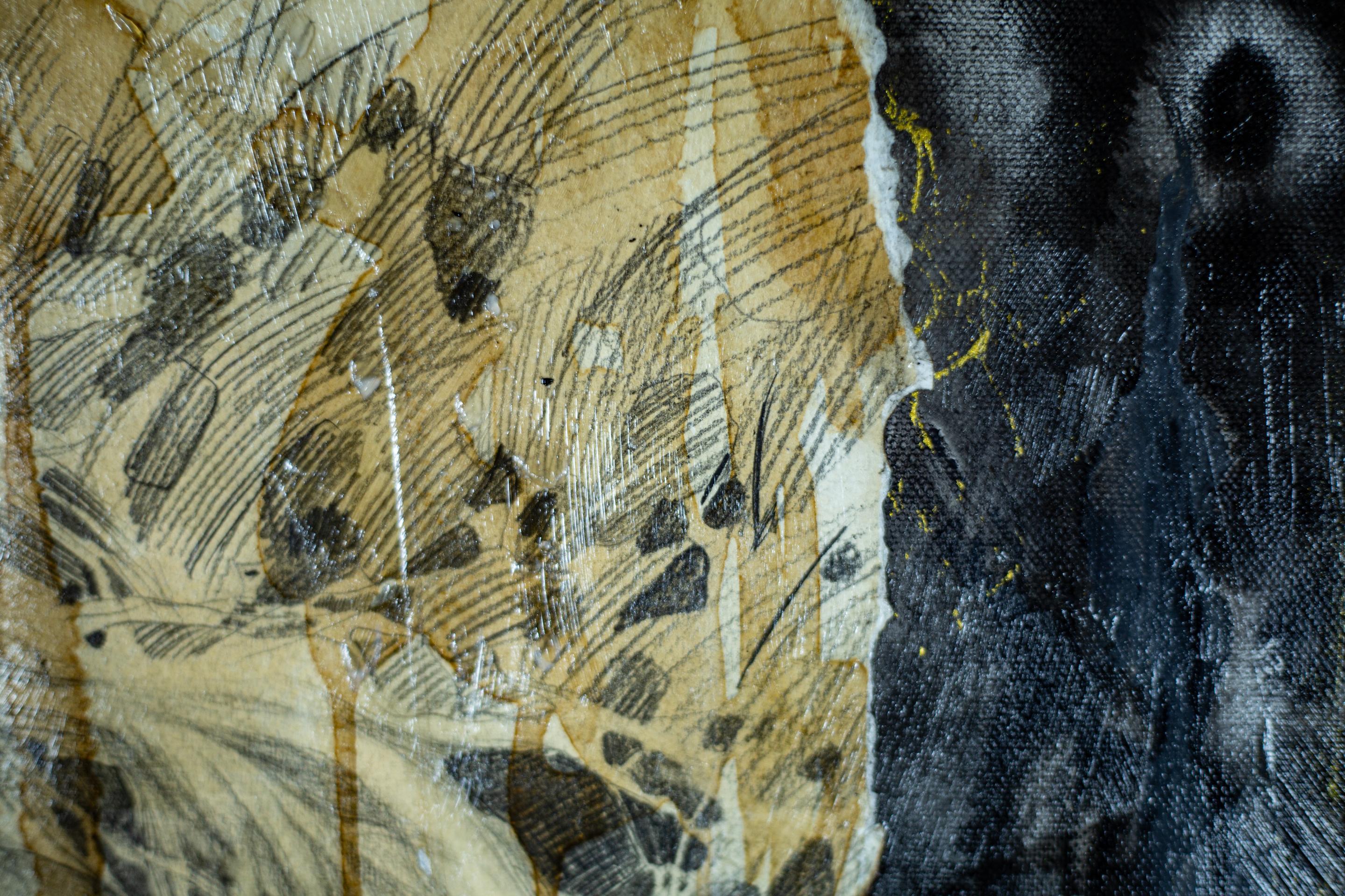 Weißes Pferd. Pferdemalerei, Acryl, vertikal, Pferd, Tier im Angebot 5