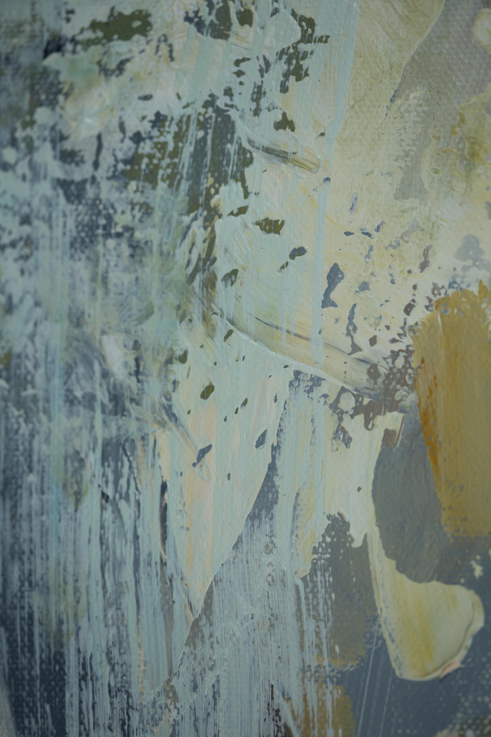 Whiting Wisteria. Post-impressionismo, pittura acrilica, verticale, Nature, floreale in vendita 9