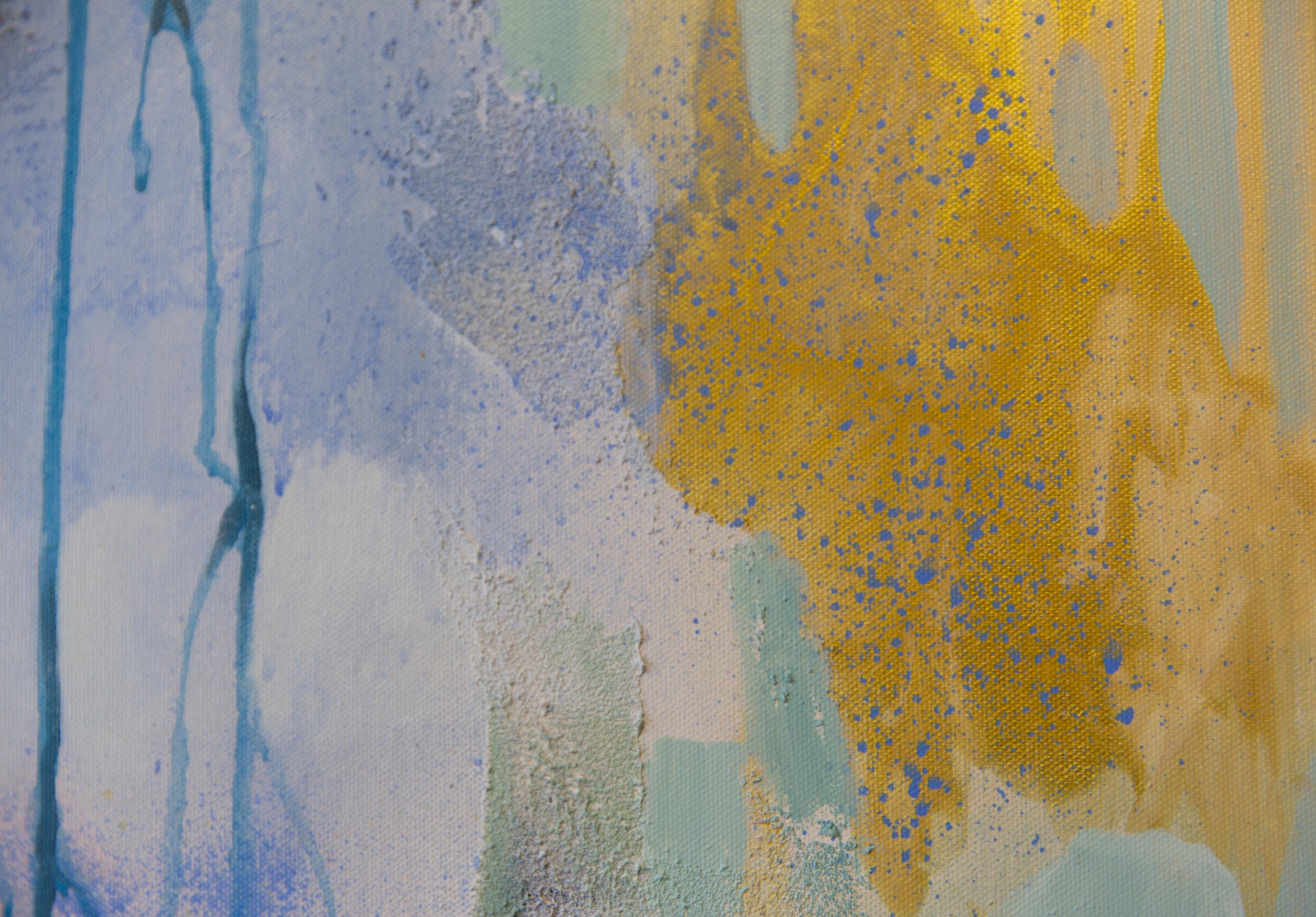 Wing Of A Butterfly. Acrylic painting, large format, vertical abstract 5