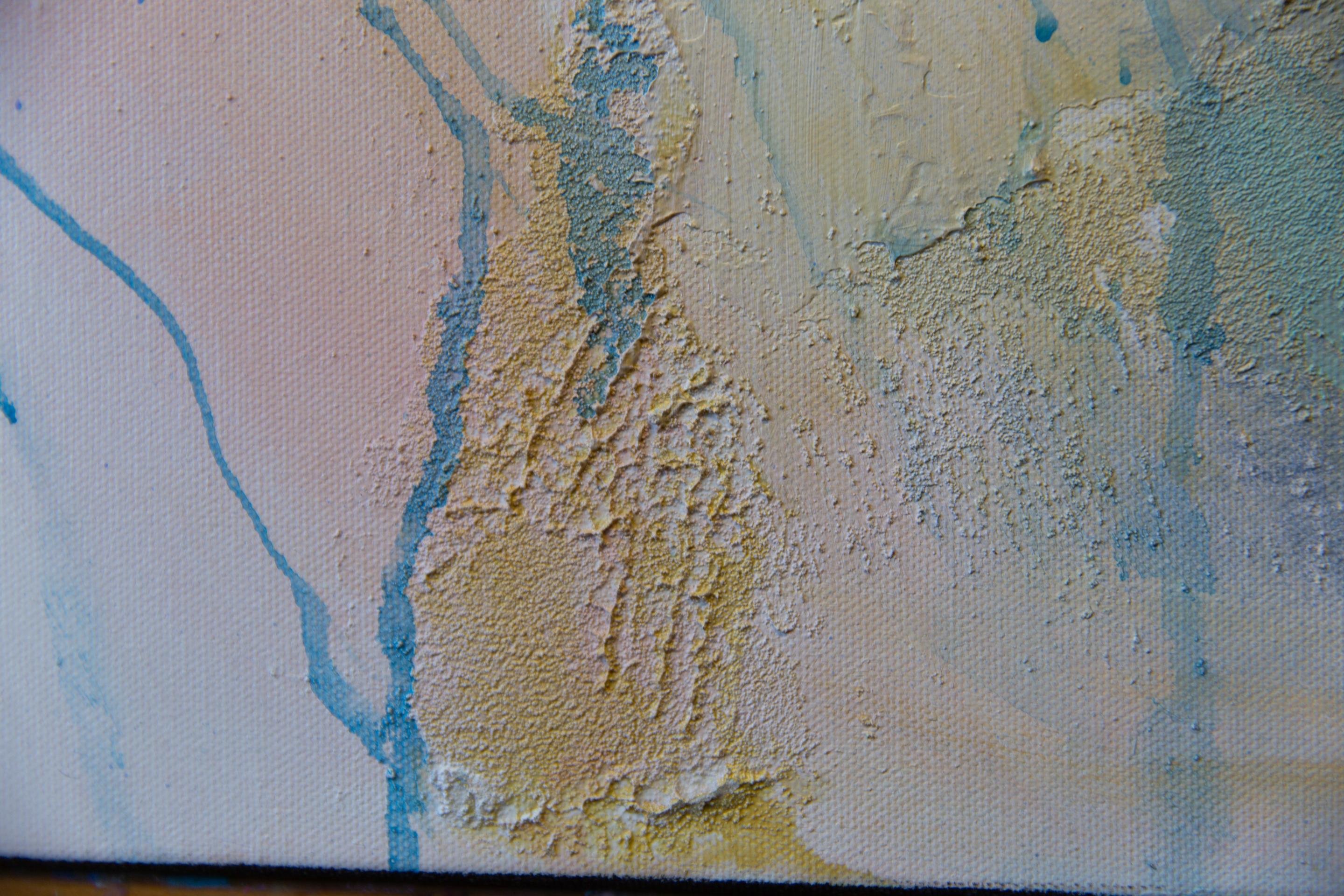 Wing Of A Butterfly. Acrylic painting, large format, vertical abstract 1