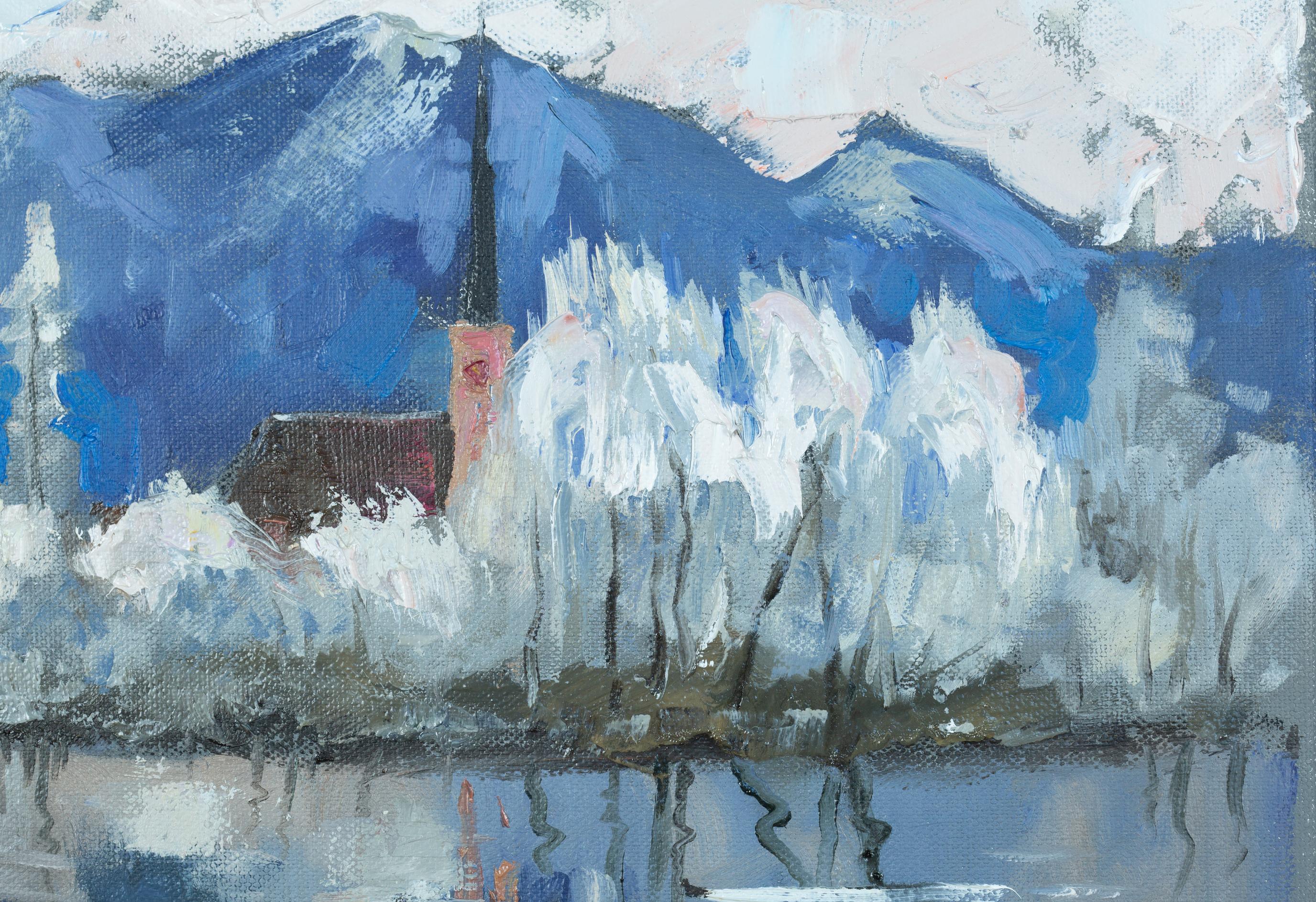 Winter Fairy Tale on Lake Werdenbergersee For Sale 3