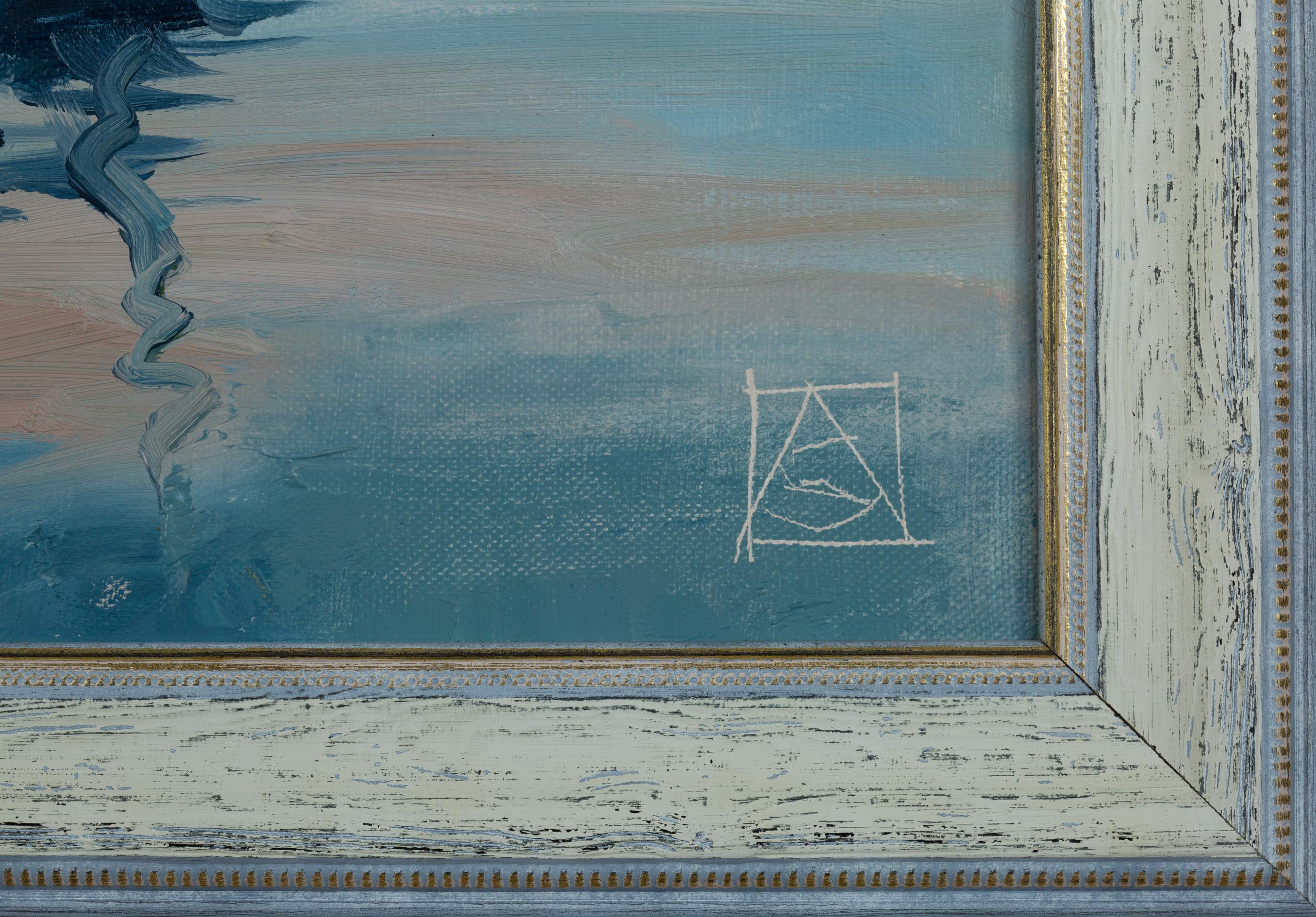 The painting is painted with oil paints on canvas in the style of modern impressionism and is ready to hang on the wall. It is equipped with hooks, the sides are painted with dark paint. The painting is sold with a frame, but at the request of the