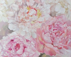 Summer Blush. 2024. Acrylique sur toile. 65 x 80 cm. Signé