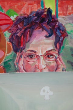 “Animation Next Station” –  contemporary, acrylic painting, landscape