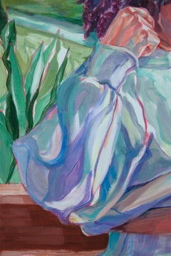 “Perfect Fit”- colourful, figurative, acrylic painting