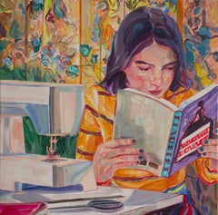 'Seamless Transition' – colourful, figurative, acrylic painting, contemporary f