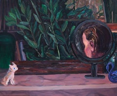 ‘Untitled’ - colourful, figurative, acrylic painting