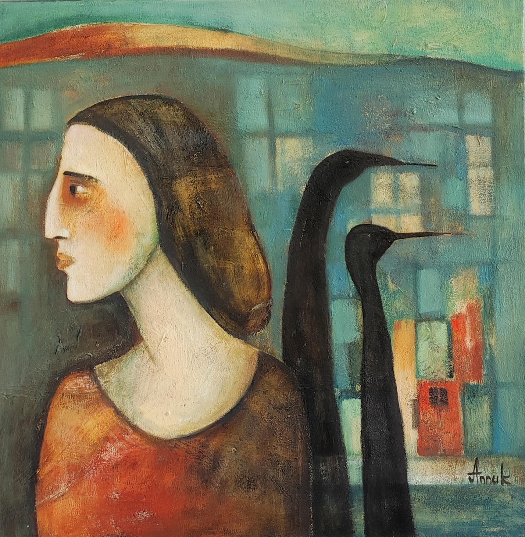 Where are we? Who are we? Psychology, lost, emotional, young woman, questions