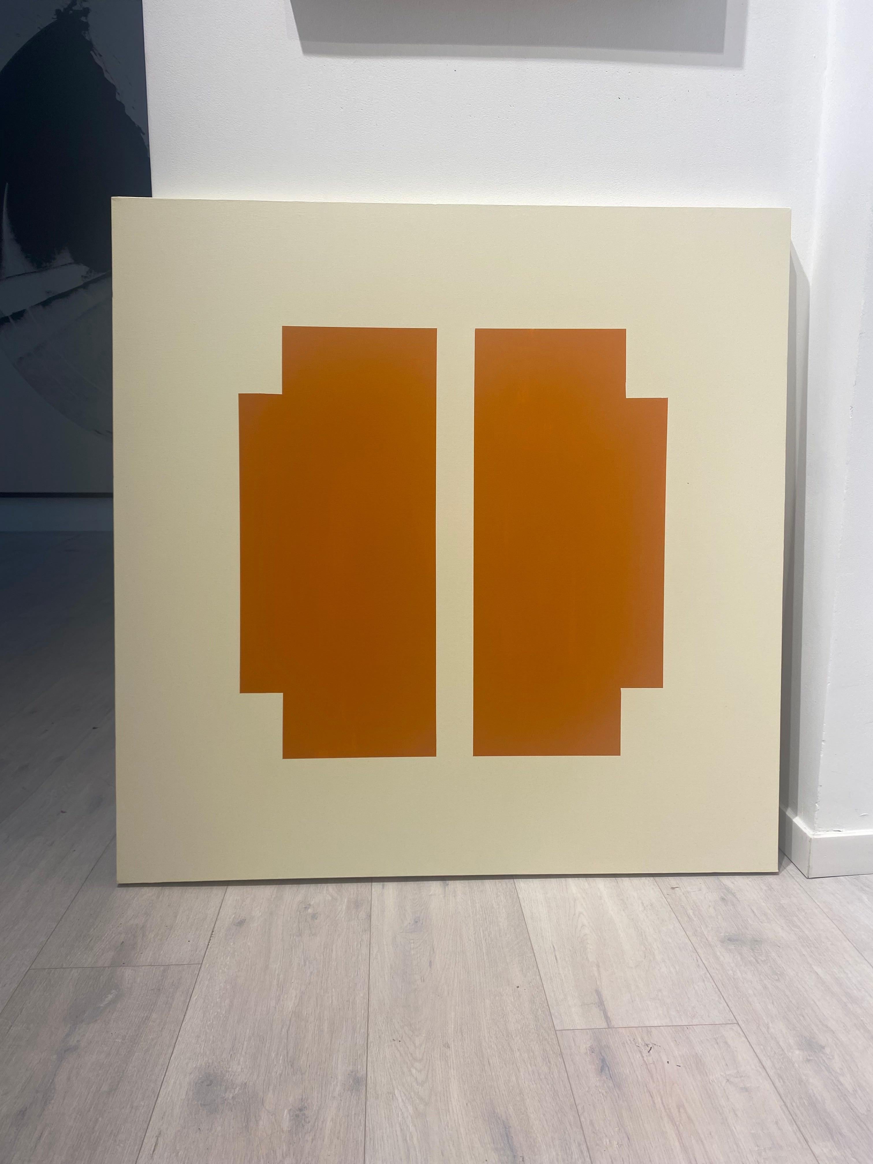 Solitude Orange - Anna Sophia Rygren Contemporary Artist Abstract Painting For Sale 2