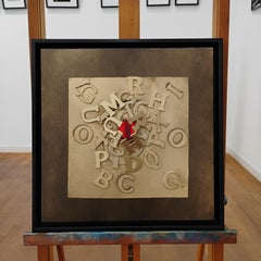 "Toxic light" - 2025 mixed media on board