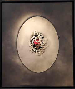 Anna Spagna - "wrong thoughts" - contemporary mixed media on board