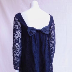 Anna Sui Black Lace Dress