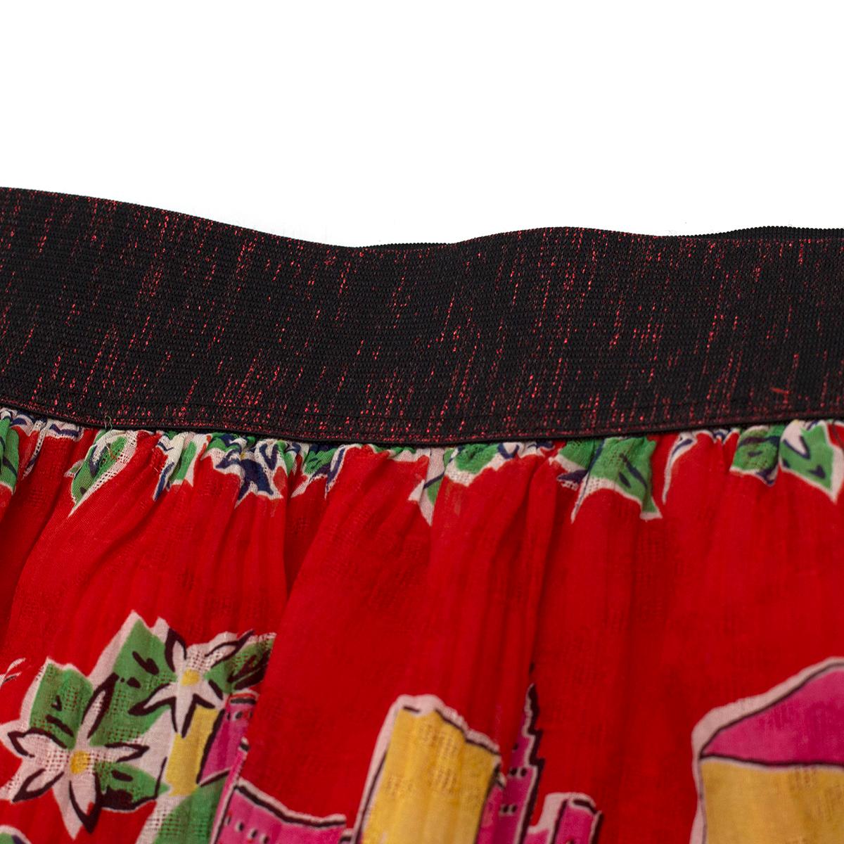 anna sui faux fur skirt