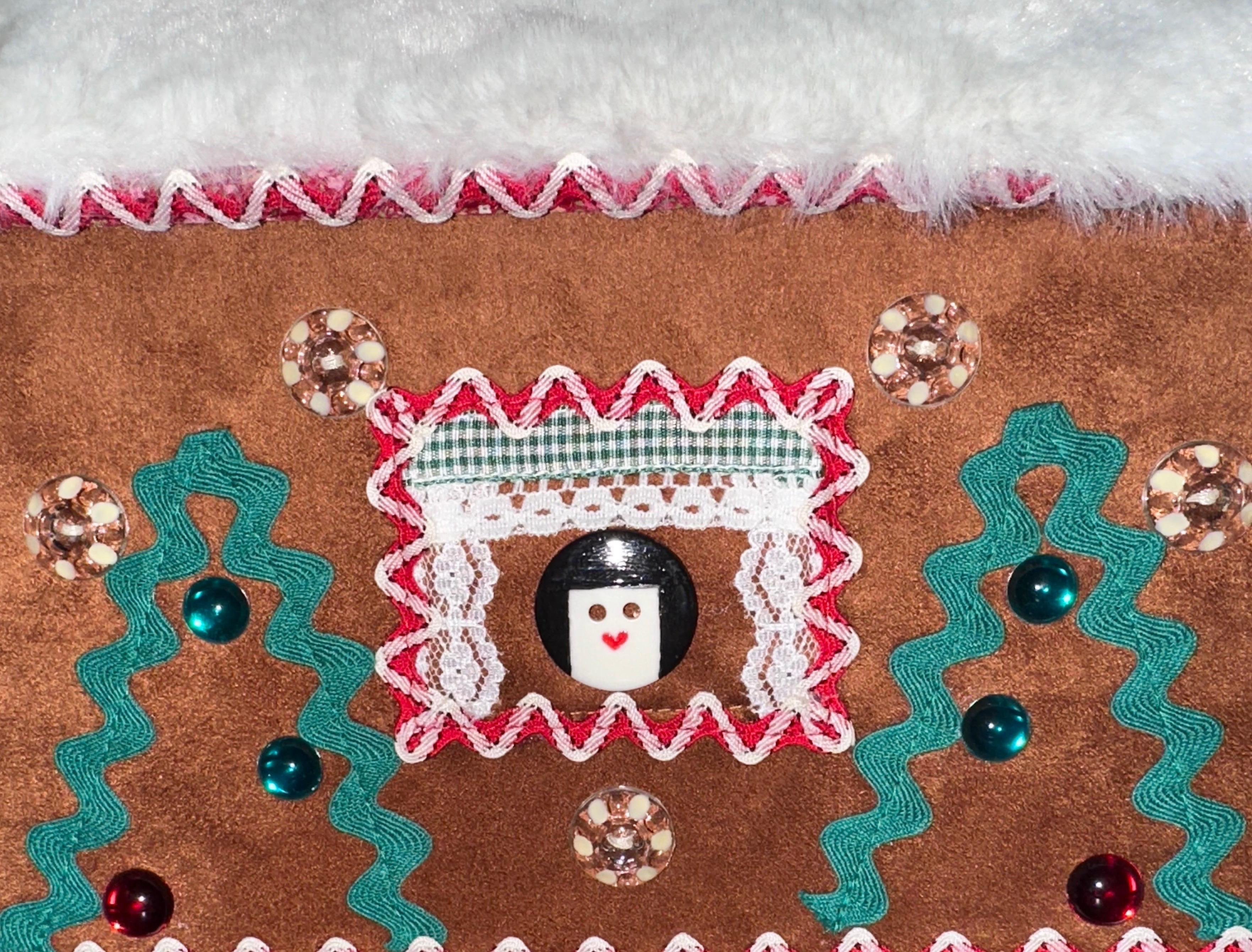 Contemporary Anna Sui x Jerry Schwartz Limited Edition Gingerbread House Bag, 1998, 2023, USA