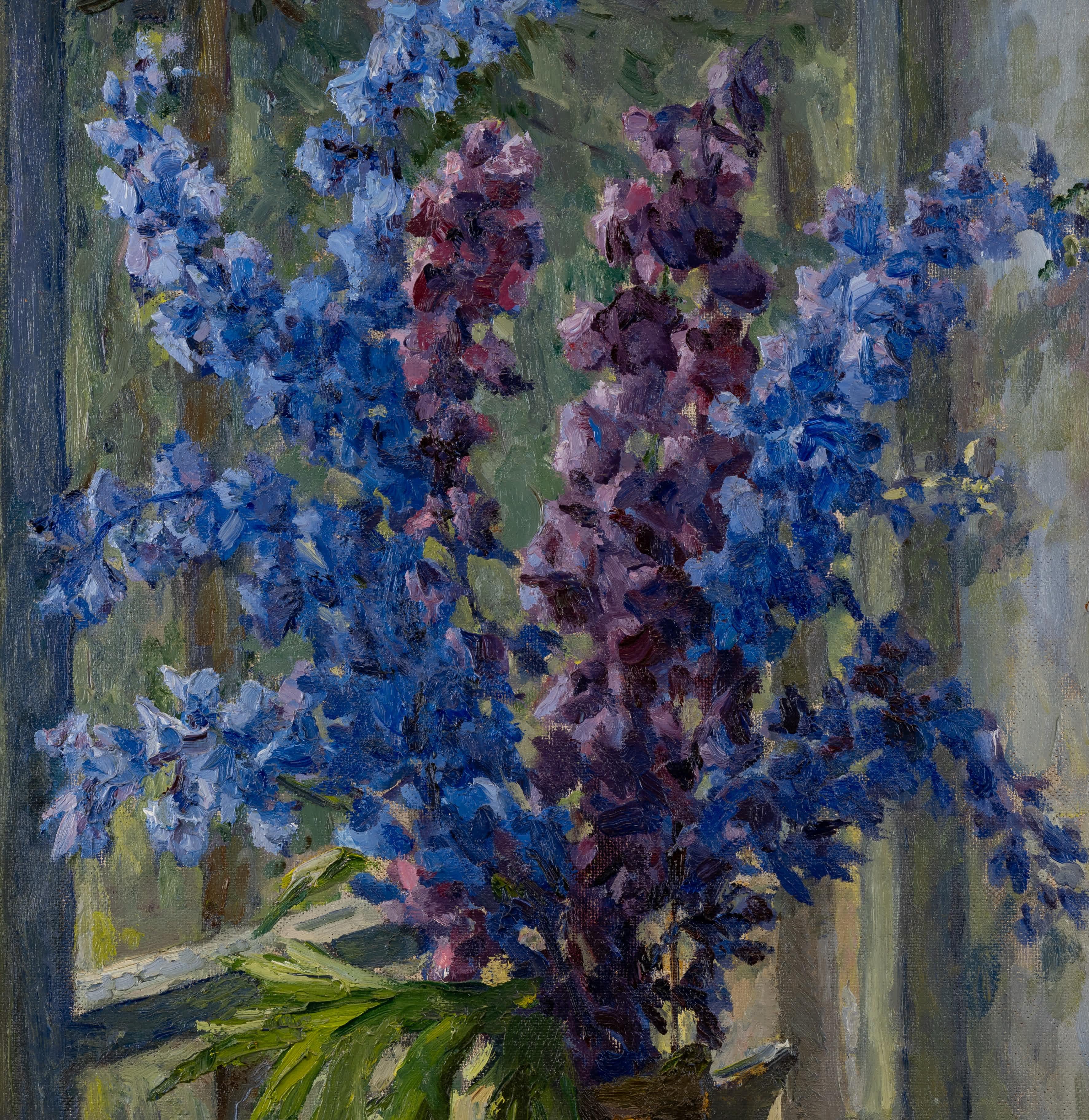 Nature morte florale - Impressionnisme Painting par Anna Suvorova