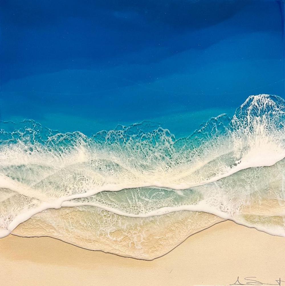 Anna Sweet Still-Life Painting - Liquid Wave