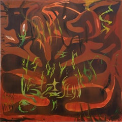 Rosalina by Anna Taganzeva-Kobzeva - Pintura abstracta, óleo sobre lienzo, 2019