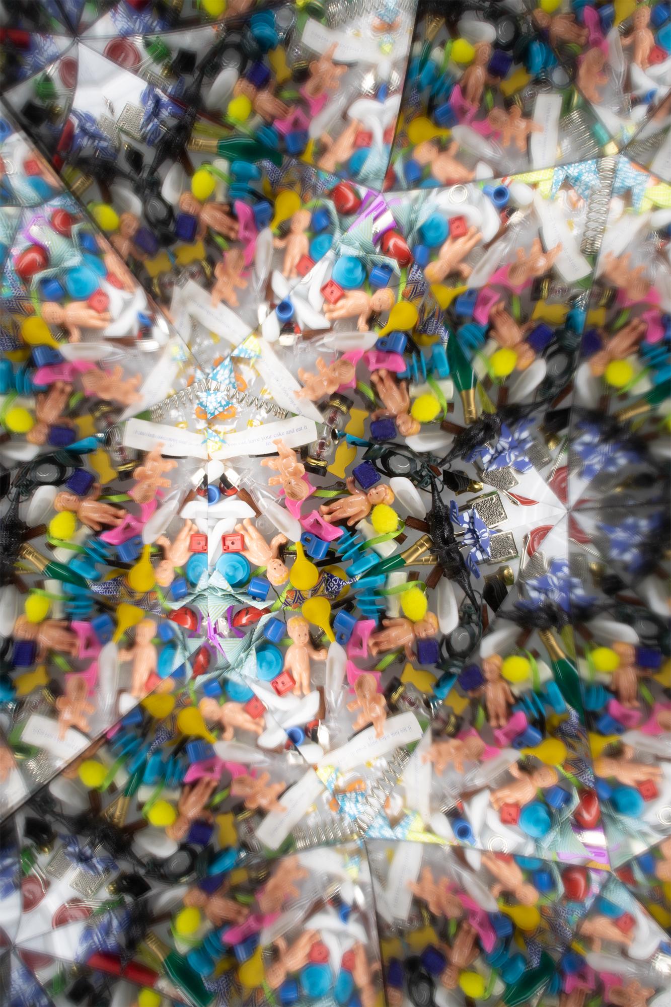 Anna Tas Color Photograph - "In Praise of Entropy (Untitled #8)", Lenticular, Kaleidoscope, Transitions