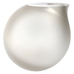Anna Torfs Vaza Medium Glass Vase or Sculpture in Smoke