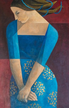 "Brise". Figuratif, minimaliste, figure humaine, portrait