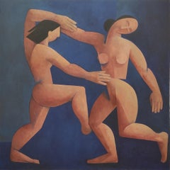 "Danza". Figuratif, minimaliste, figure humaine, portrait