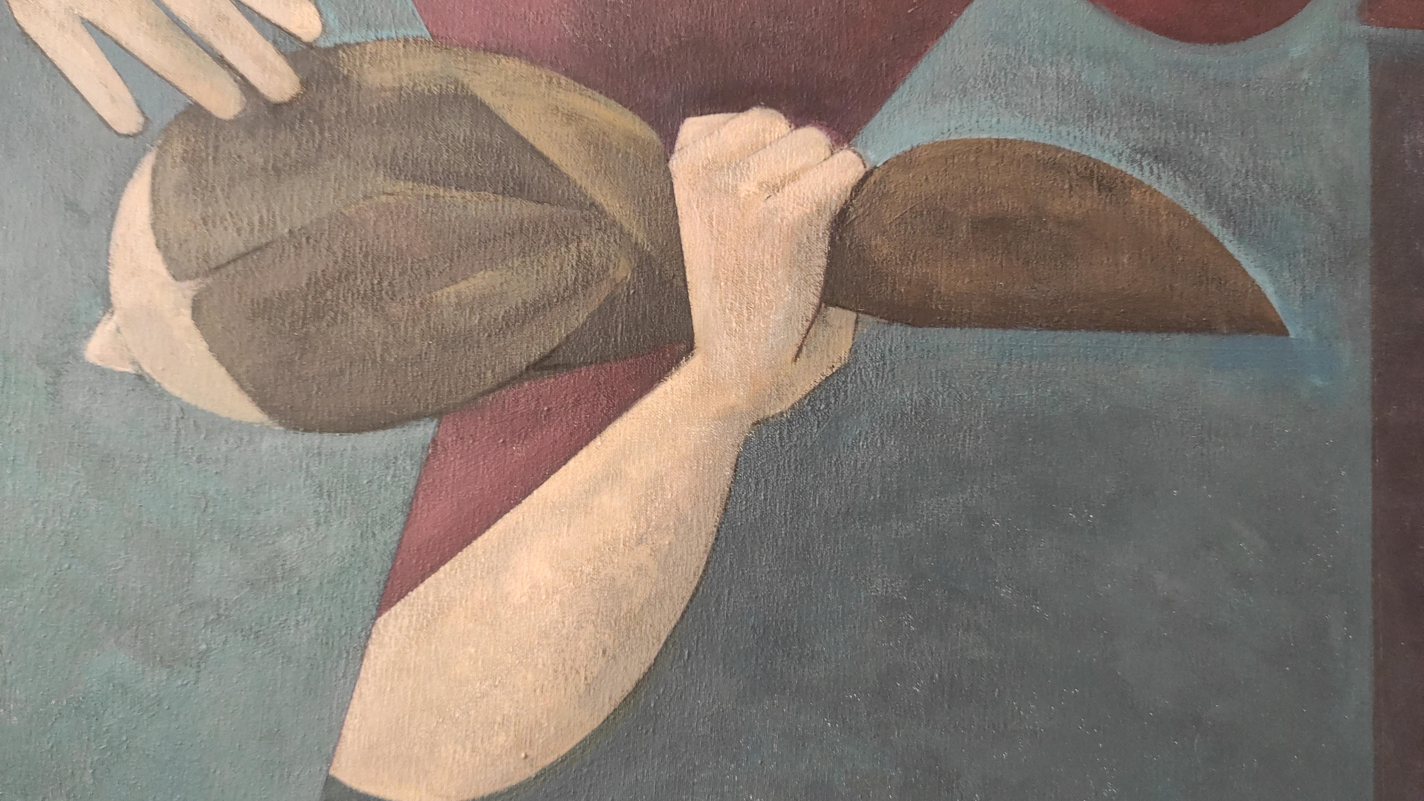 Figurative, minimalist, human figure, portrait , neo cubist