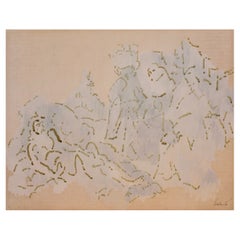 Anna Walinska 'Serie biblica' Gouache