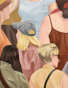 Desert 8 - Young Polish artist, Social commentary, Realistic tempera painting