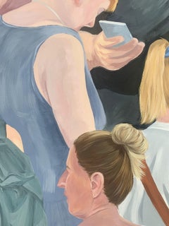 Desert 5 - Young Polish artist, Social commentary, Realistic tempera painting