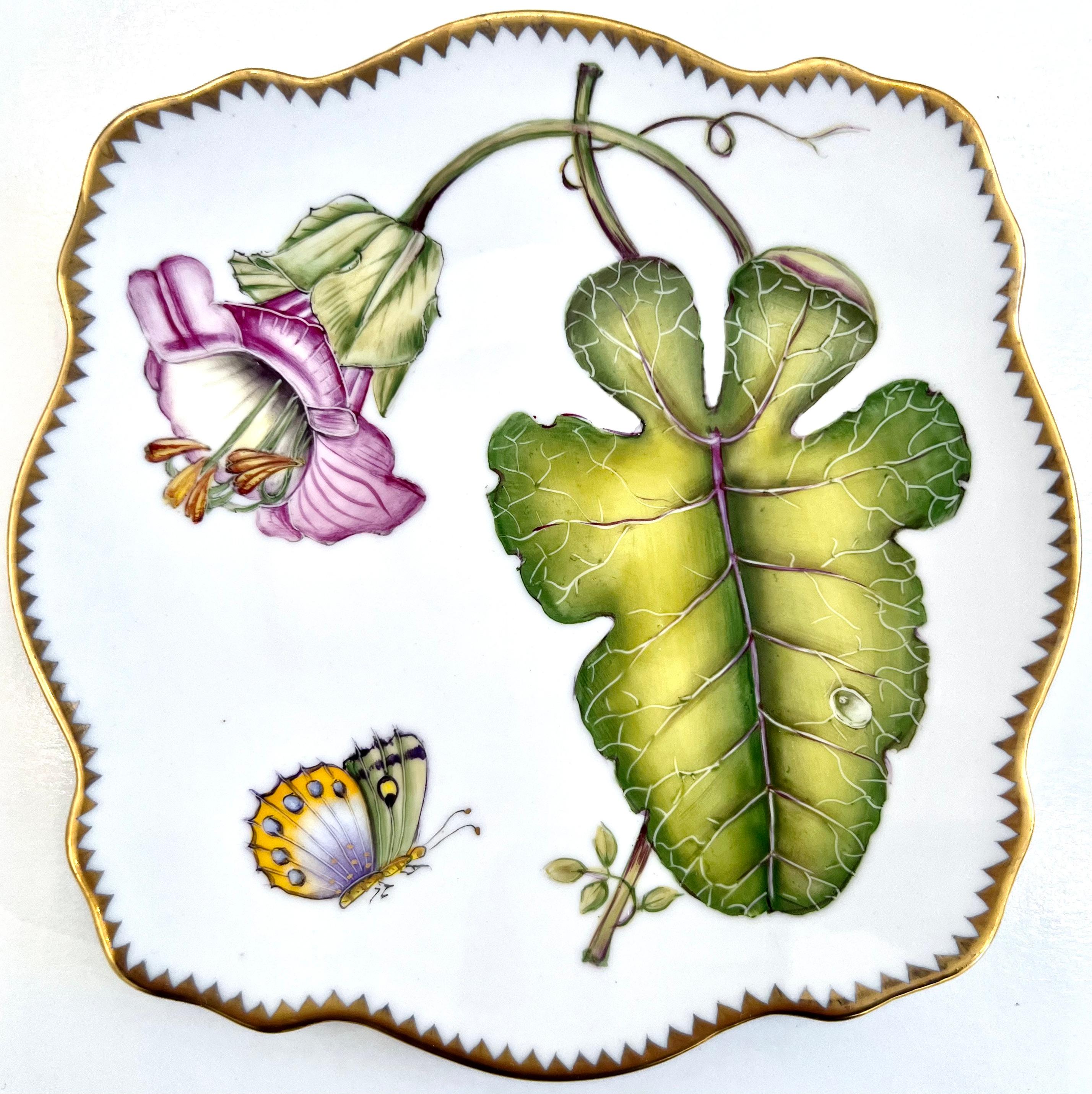 Hongrois Anna Weatherley - Assiettes en porcelaine peintes à la main