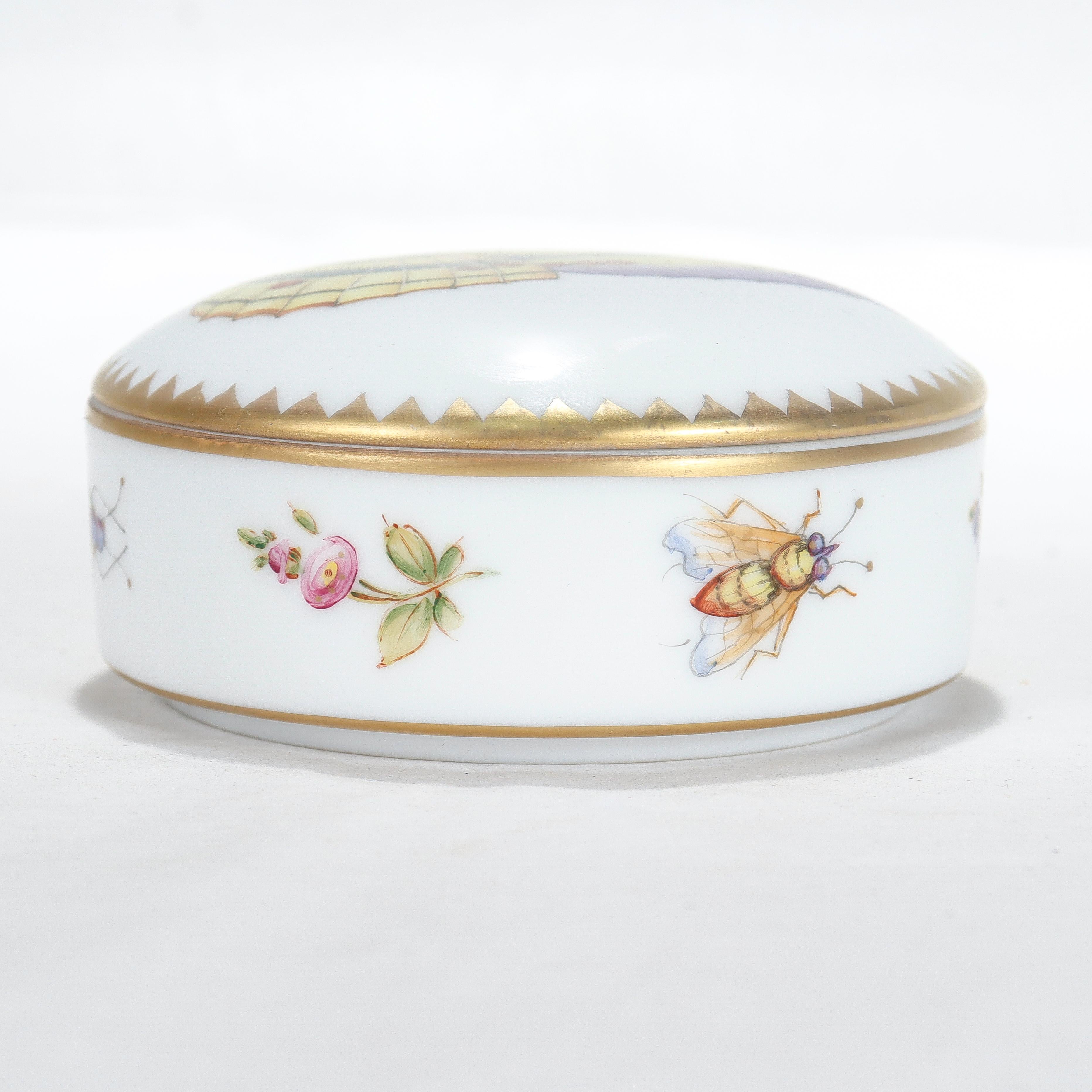 Anna Weatherley Hand Painted Budapest Spring Porcelain Covered Dresser Box 3