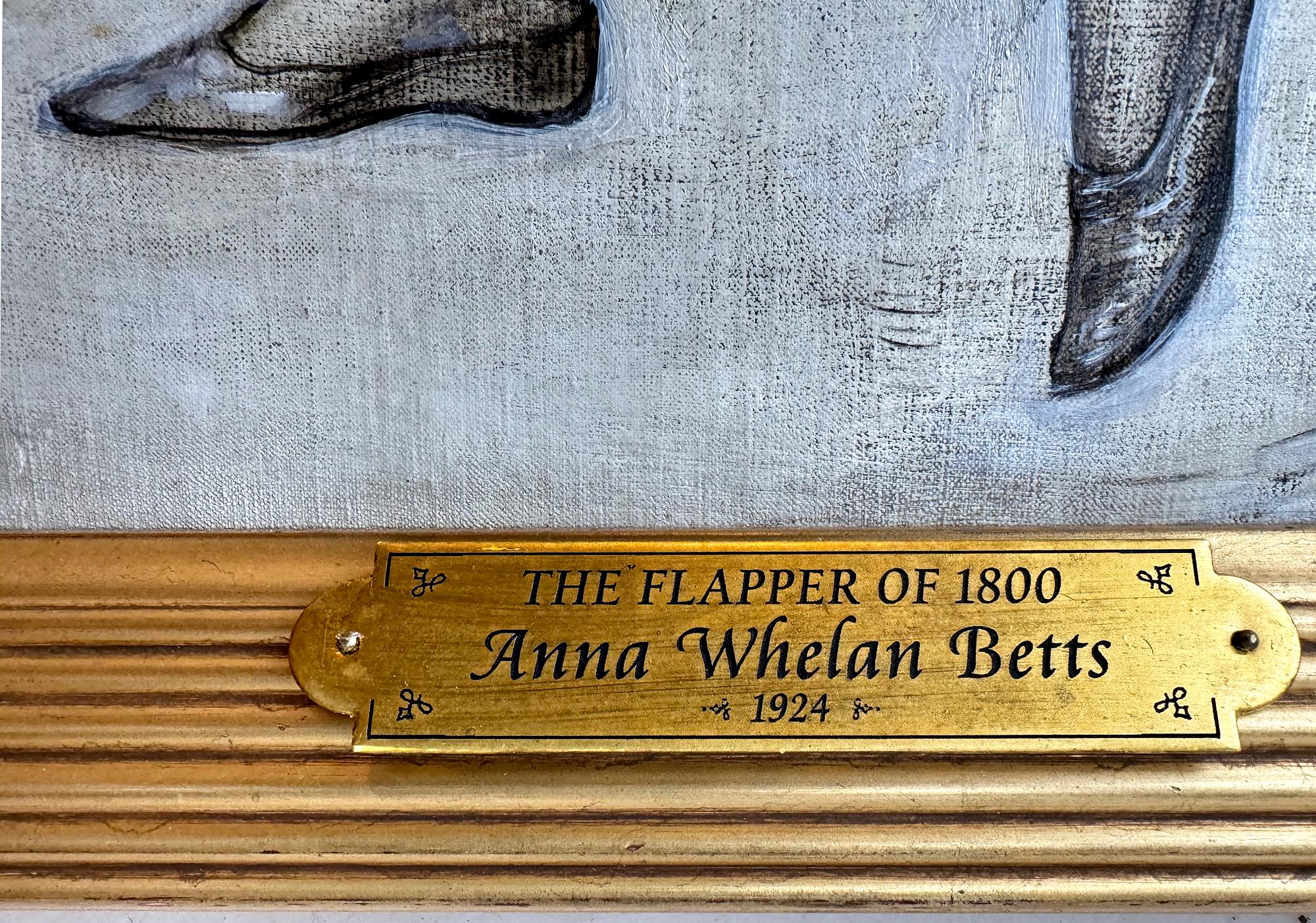 Illustratrice donna, Flapper del 1800, Monocromatica in vendita 1