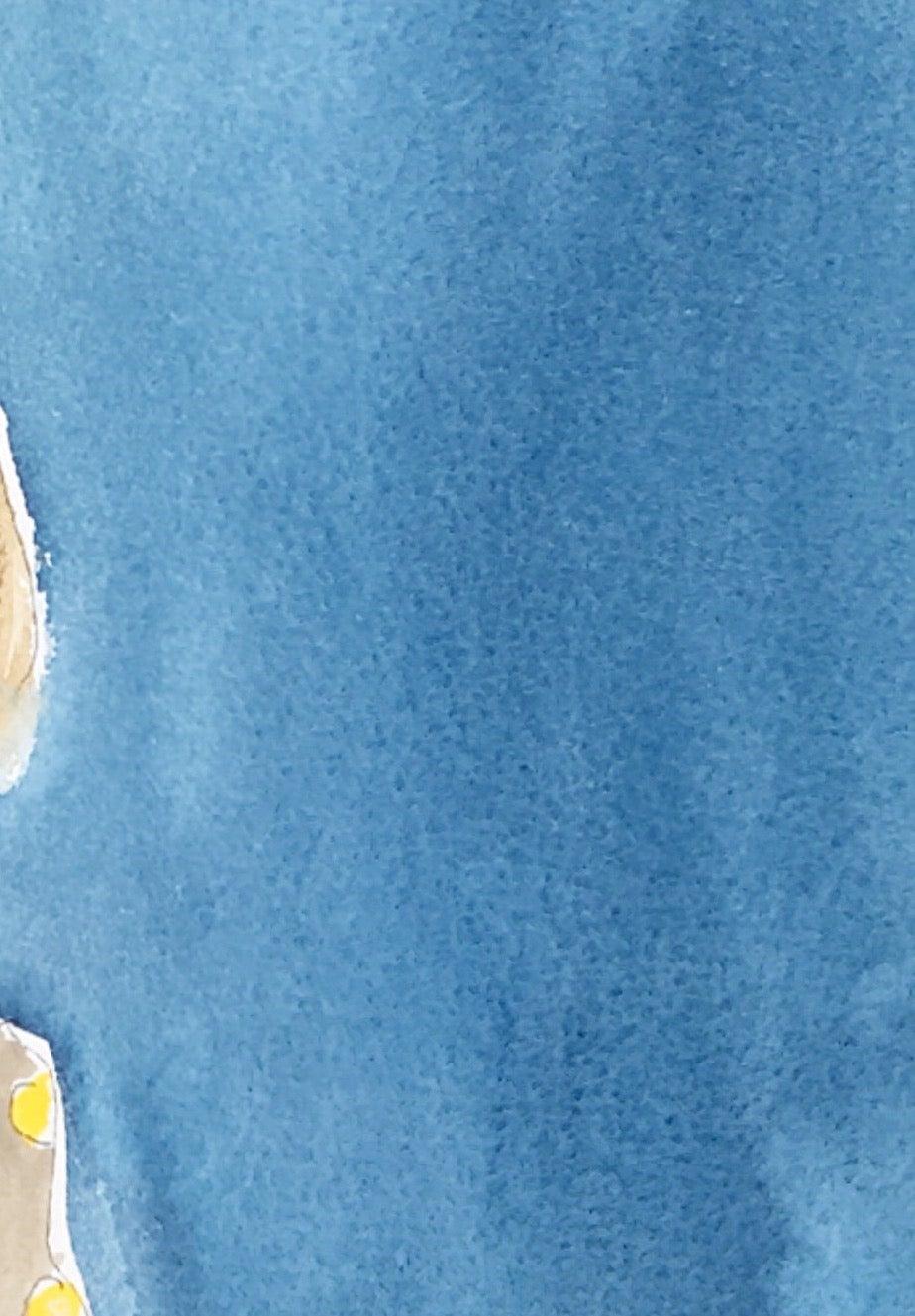 Machine-Made Anna Wintour, One of a Kind Watercolor