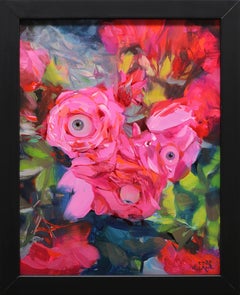 „Blooming Eyes 1“ (2022) von Anna Wypych, Surreales Stillleben