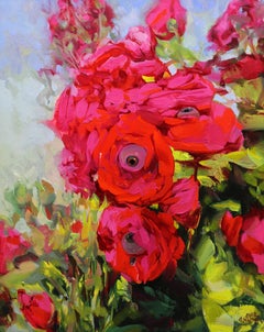 "Blooming Eyes 2" (2022) par Anna Wypych, nature morte surréaliste