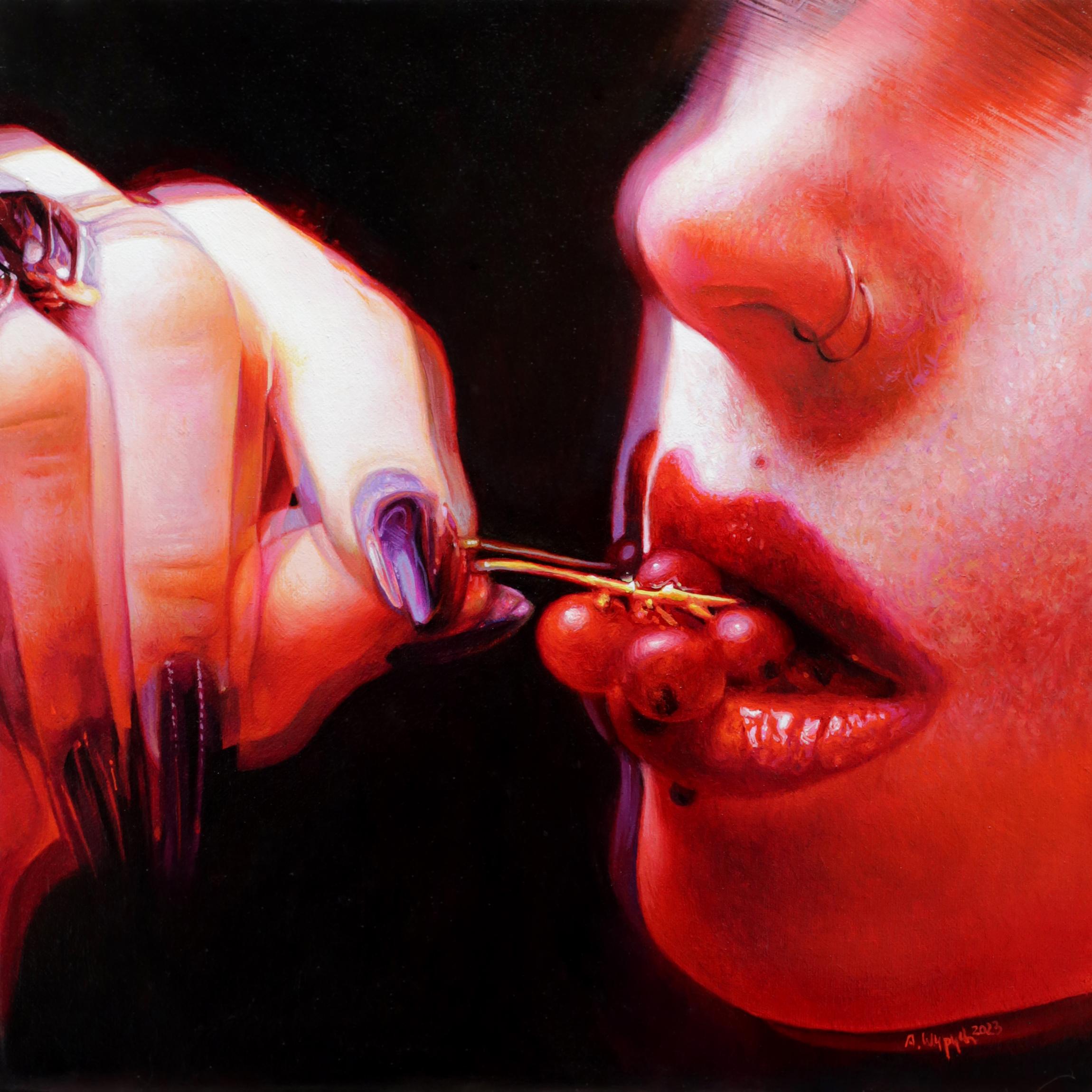 Figurative Painting di Anna Wypch - "Ribes" (2023) di Anna Wypych, Ritratto femminile