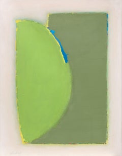 Órbita verde, Pintura, Acrílico sobre lienzo