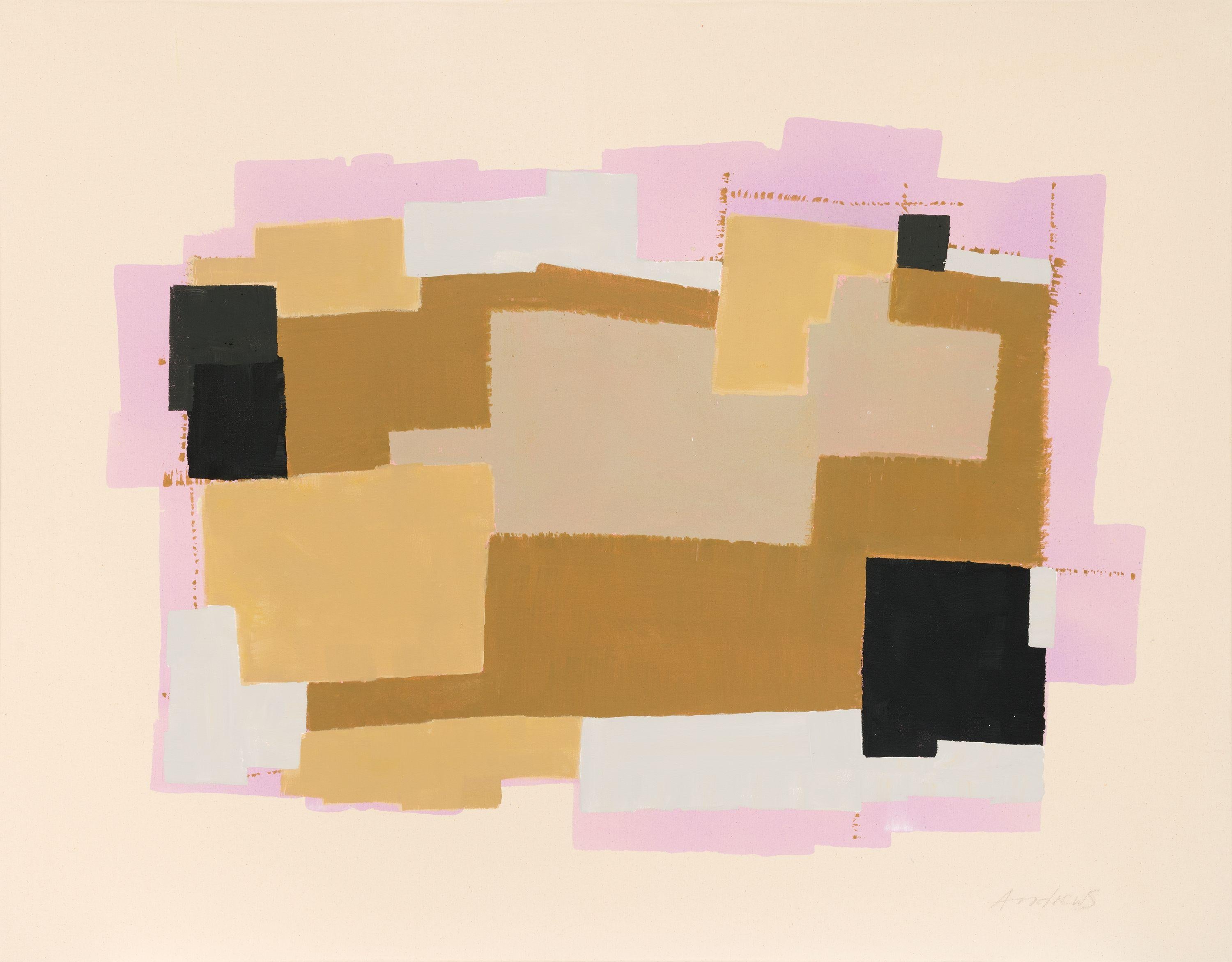 Abstract Painting di Annabel Andrews - Sahara, Pittura, Acrilico su tela