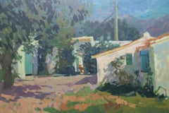 Annabel Gosling (1942-) original Impressionist oil painting FRANCE / SPAIN ?