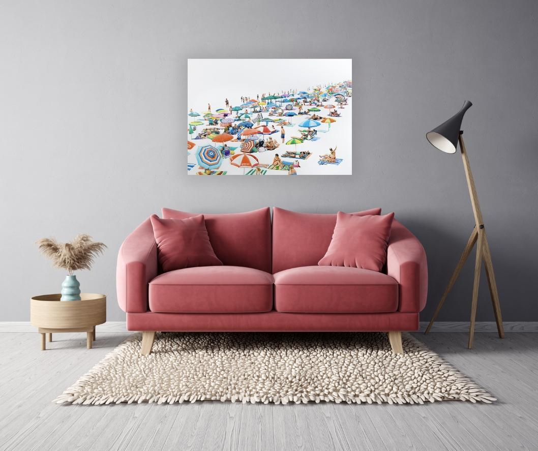 Granini Beach - original abstraktes impressionistisches Gemälde - zeitgenössische Kunst im Angebot 2